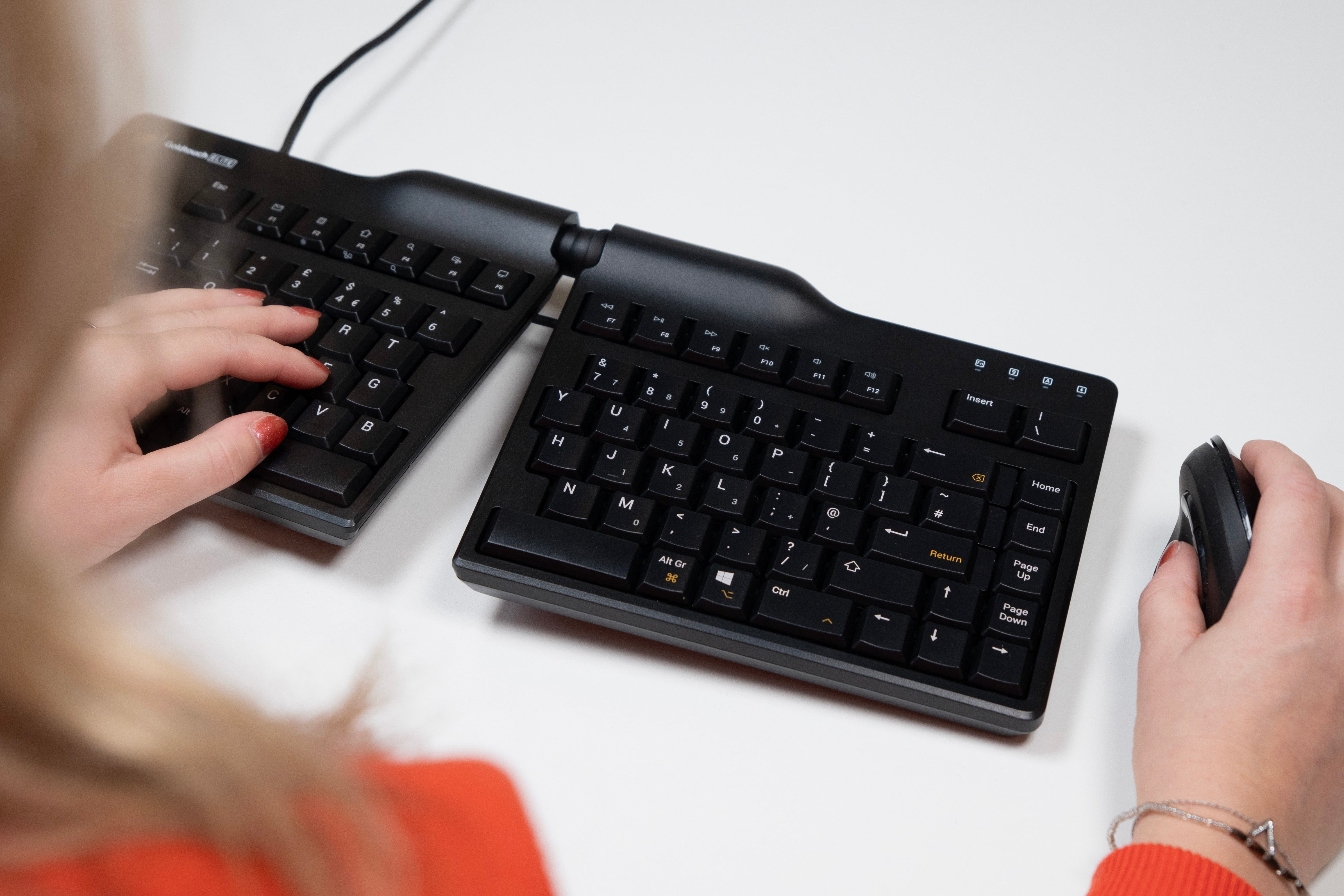 Bakker Elkhuizen Goldtouch Elite Black Splitkeyboard