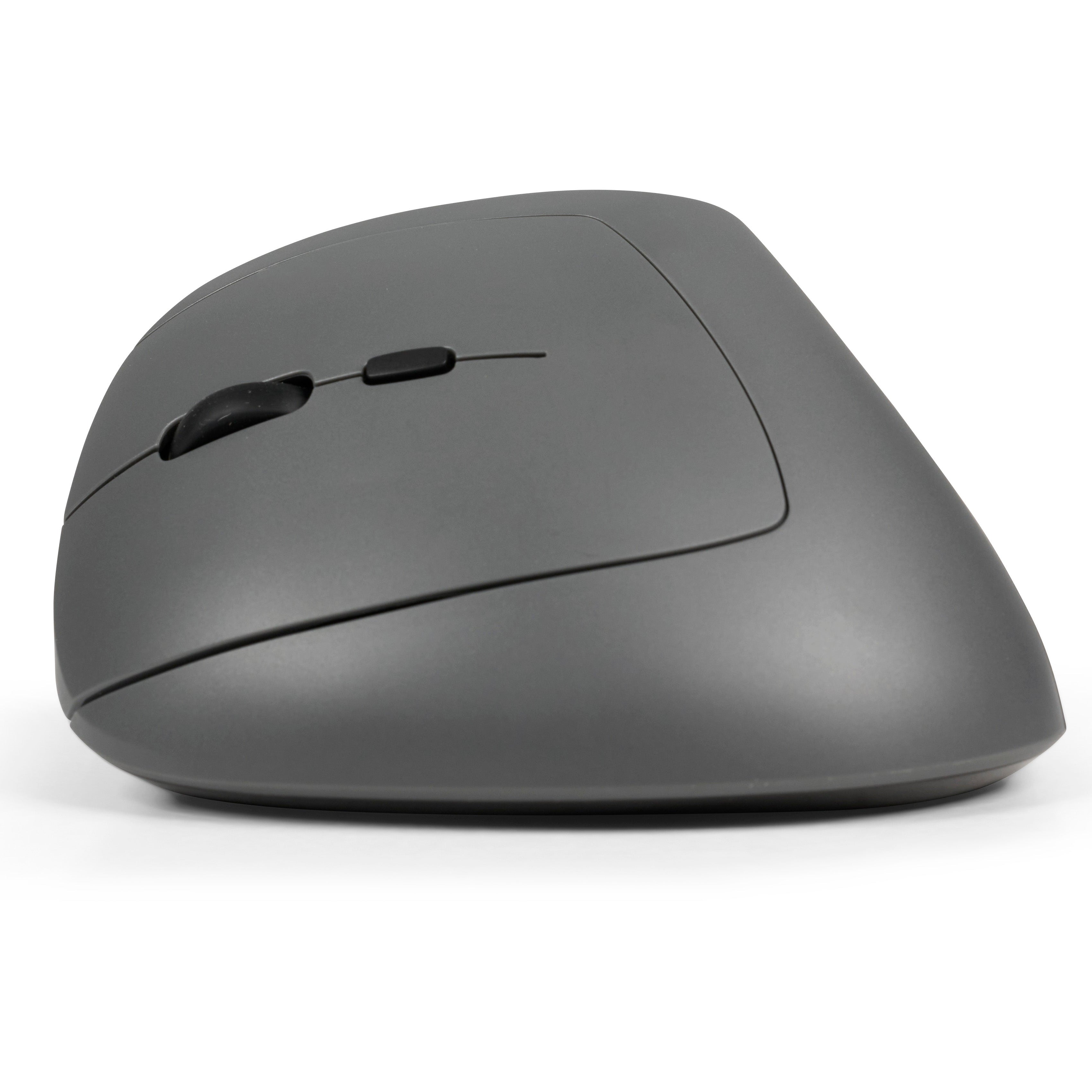 Gray computer mouse on a white background