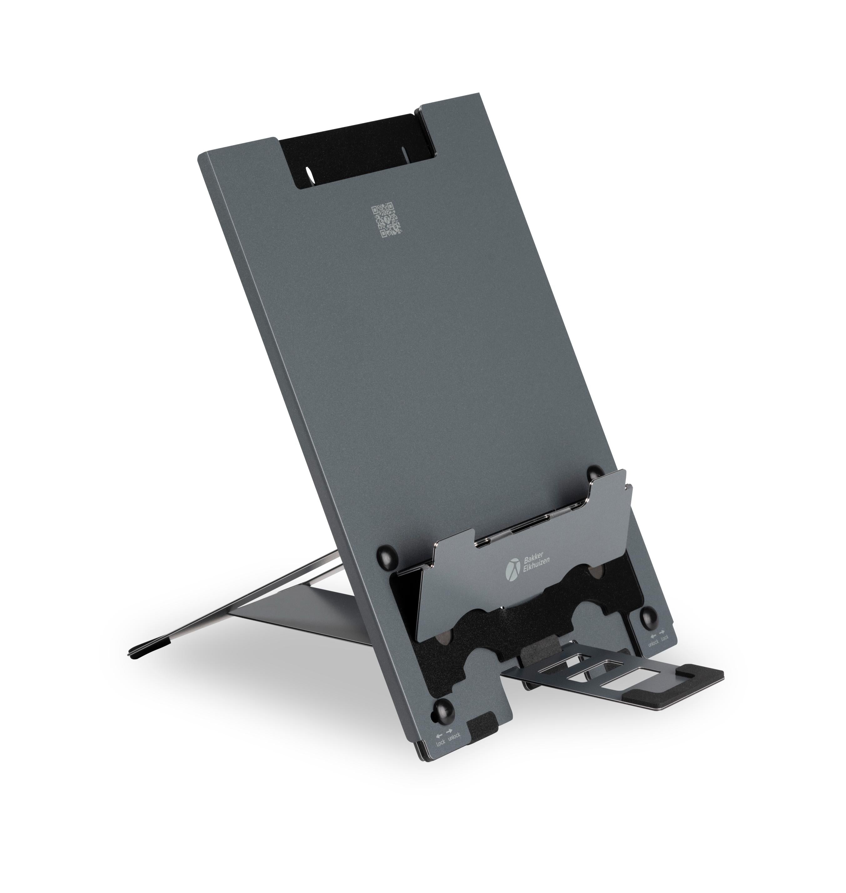 Bakker Elkhuizen Ergo-Q Hybrid Pro Dark Grey Tablet/Laptop Stand