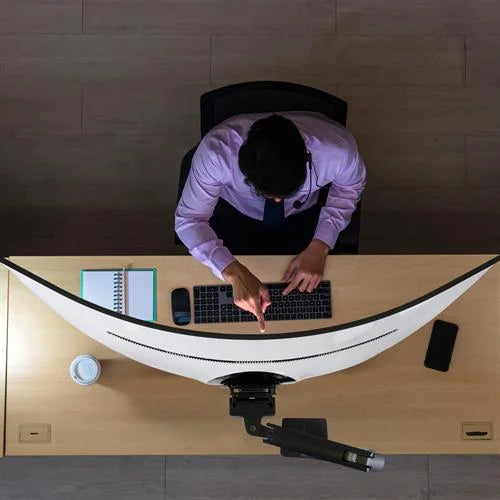 Ergotron HX Desk Monitor Arm with Heavy Duty Pivot - ERGO Furniture  - 