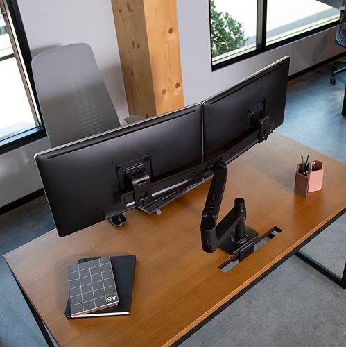 Ergotron LX Desk Dual Monitor Arm - ERGO Furniture  - 