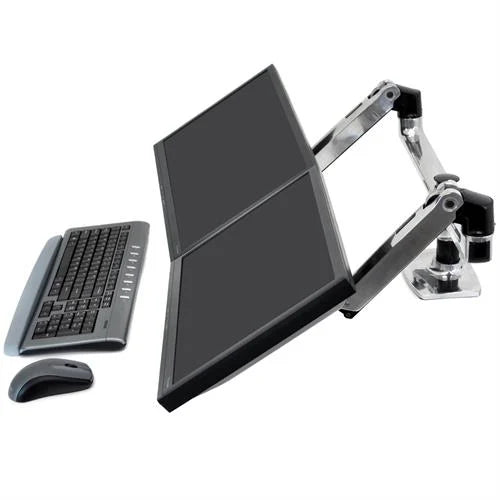 Ergotron LX Dual Side by Side Arm - ERGO Furniture  - 