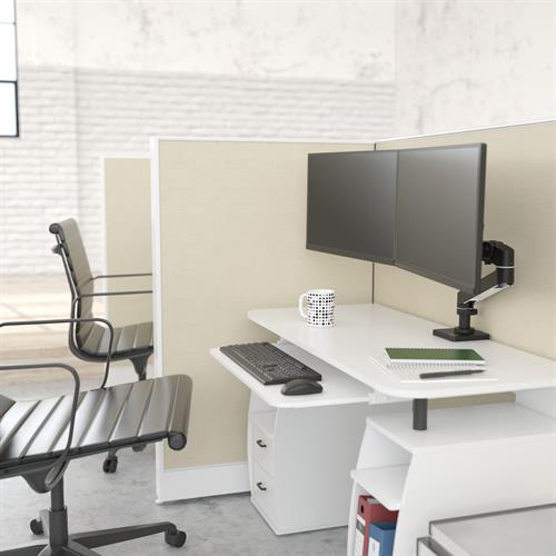 Ergotron LX Pro Desk Dual Direct Arm - ERGO Furniture  - 