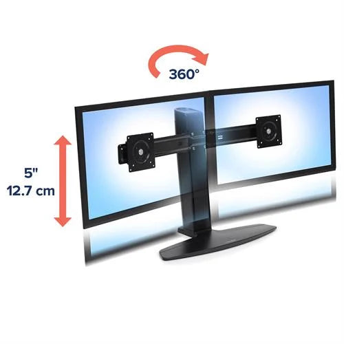 Ergotron NeoFlex Dual Monitor Stand - ERGO Furniture  - 
