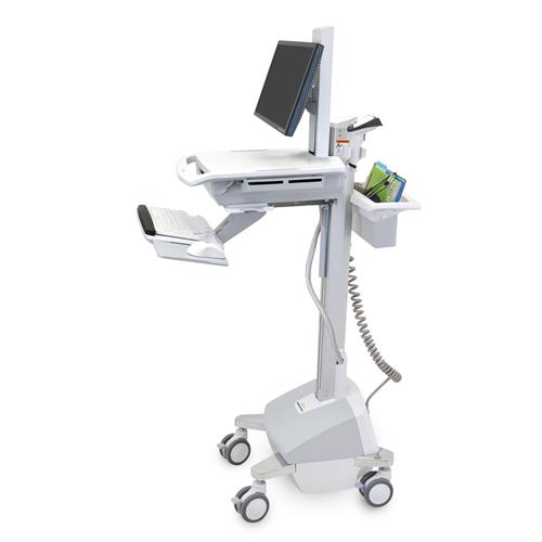 Ergotron StyleView Medical Cart with LCD Pivot/Arm, LiFe Powered, Full Featured - ERGO Furniture  - 