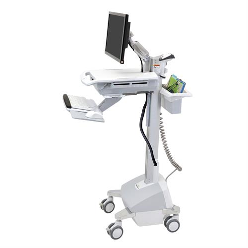 Ergotron StyleView Medical Cart with LCD Pivot/Arm, LiFe Powered, Full Featured - ERGO Furniture  - 