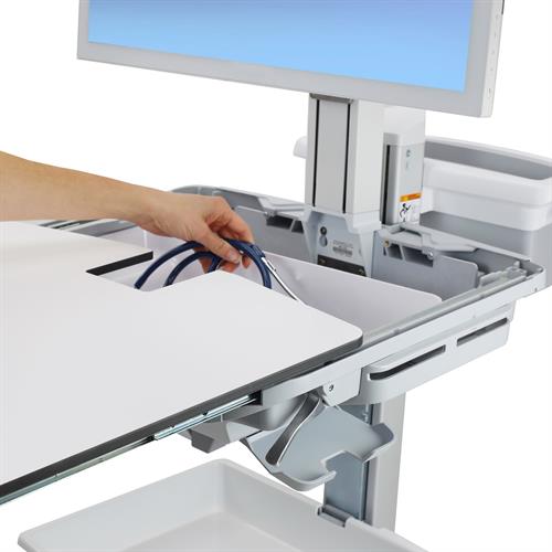 Ergotron StyleView Sliding Work-surface Medical Cart, Full Featured - ERGO Furniture  - 