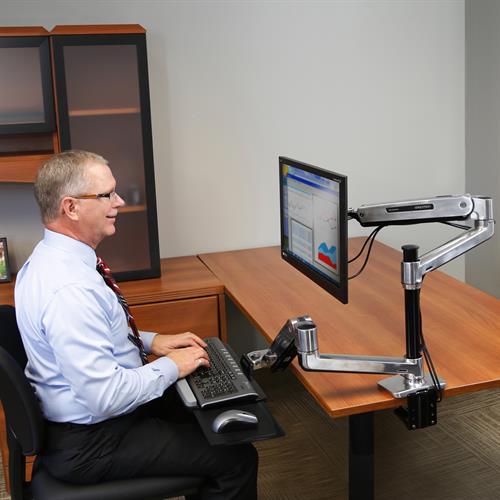 Ergotron WorkFit LX, Sit-Stand Desk Mount System - ERGO Furniture  - 
