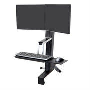 Ergotron WorkFit S, Dual Monitor Sit-Stand Workstation - ERGO Furniture  - 