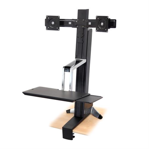 Ergotron WorkFit S, Dual Monitor Sit-Stand Workstation - ERGO Furniture  - 