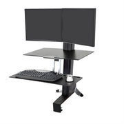 Ergotron WorkFit S, Dual Monitor Standing Workstation - ERGO Furniture  - 