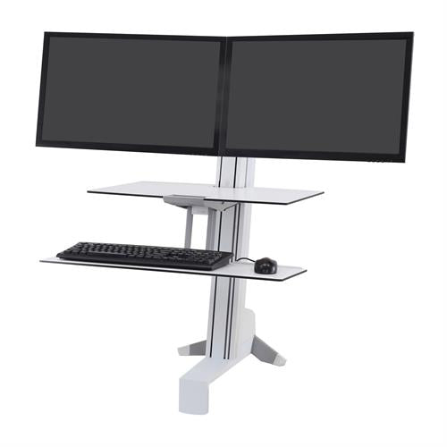 Ergotron WorkFit S, Dual Monitor Standing Workstation - ERGO Furniture  - 