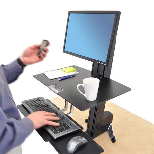 Ergotron WorkFit S Single Monitor Workstation - ERGO Furniture  - 