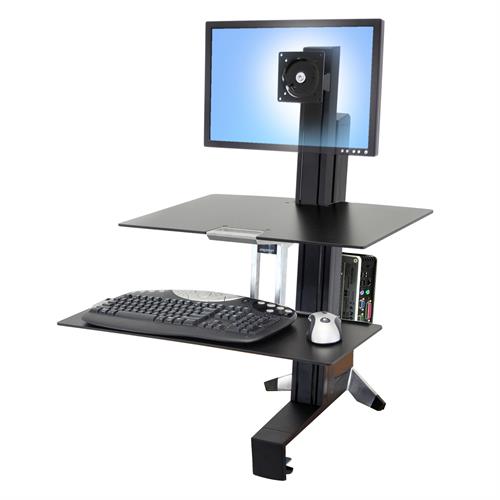 Ergotron WorkFit S Single Monitor Workstation - ERGO Furniture  - 