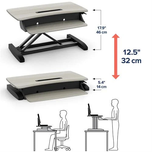 Ergotron WorkFit-Z Mini Standing Desk Converter - ERGO Furniture  - 