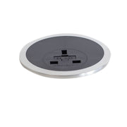 Lavoro In-Desk Power Module (UK Socket or UK Socket + 2x USB) - ERGO Furniture  - 