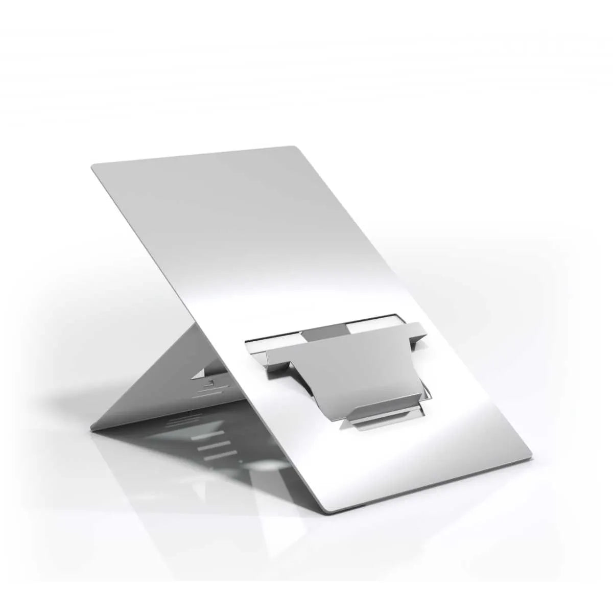 Chrome bathroom fixture on a white background