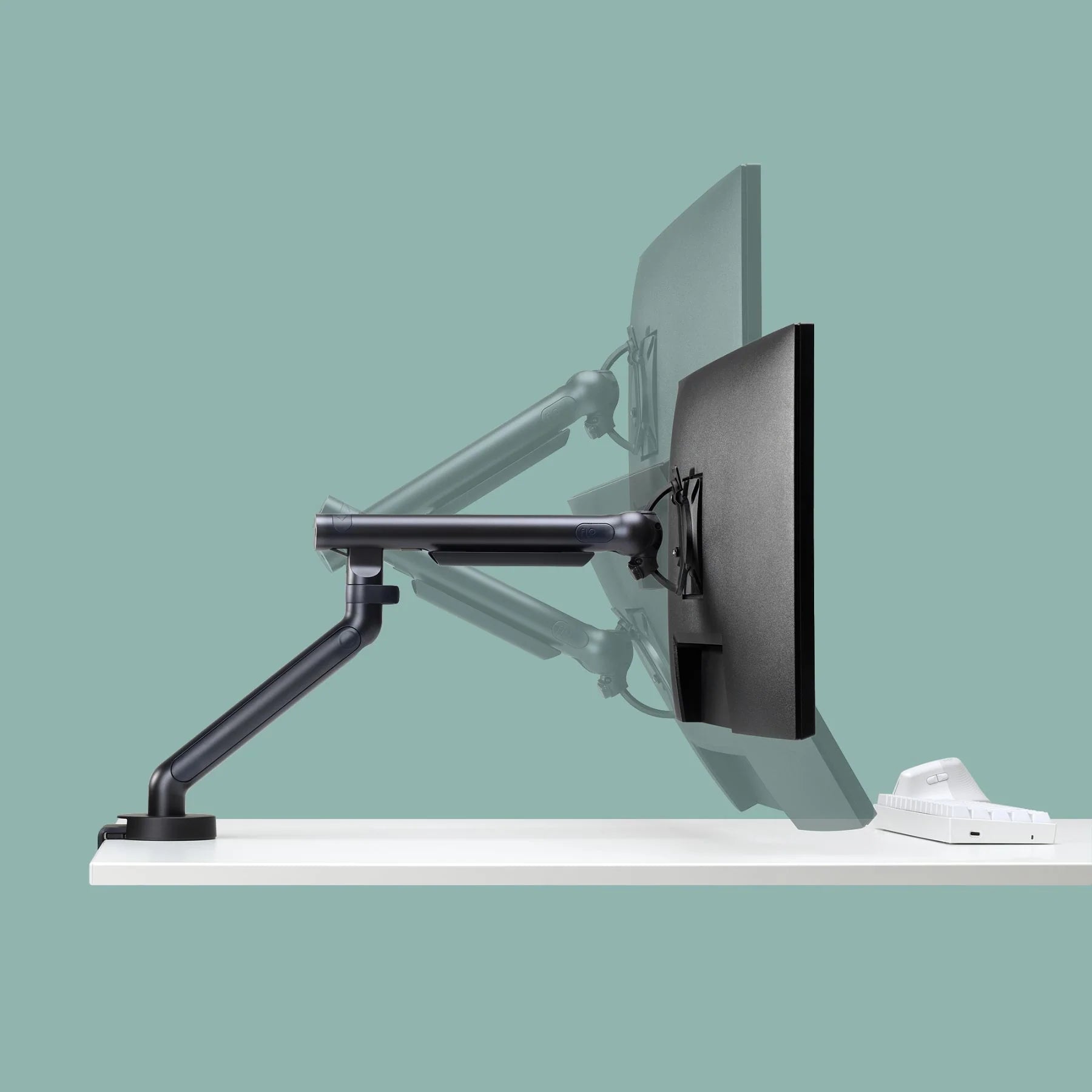 Colebrook Bosson Saunders Flo Single Screen Monitor Arm