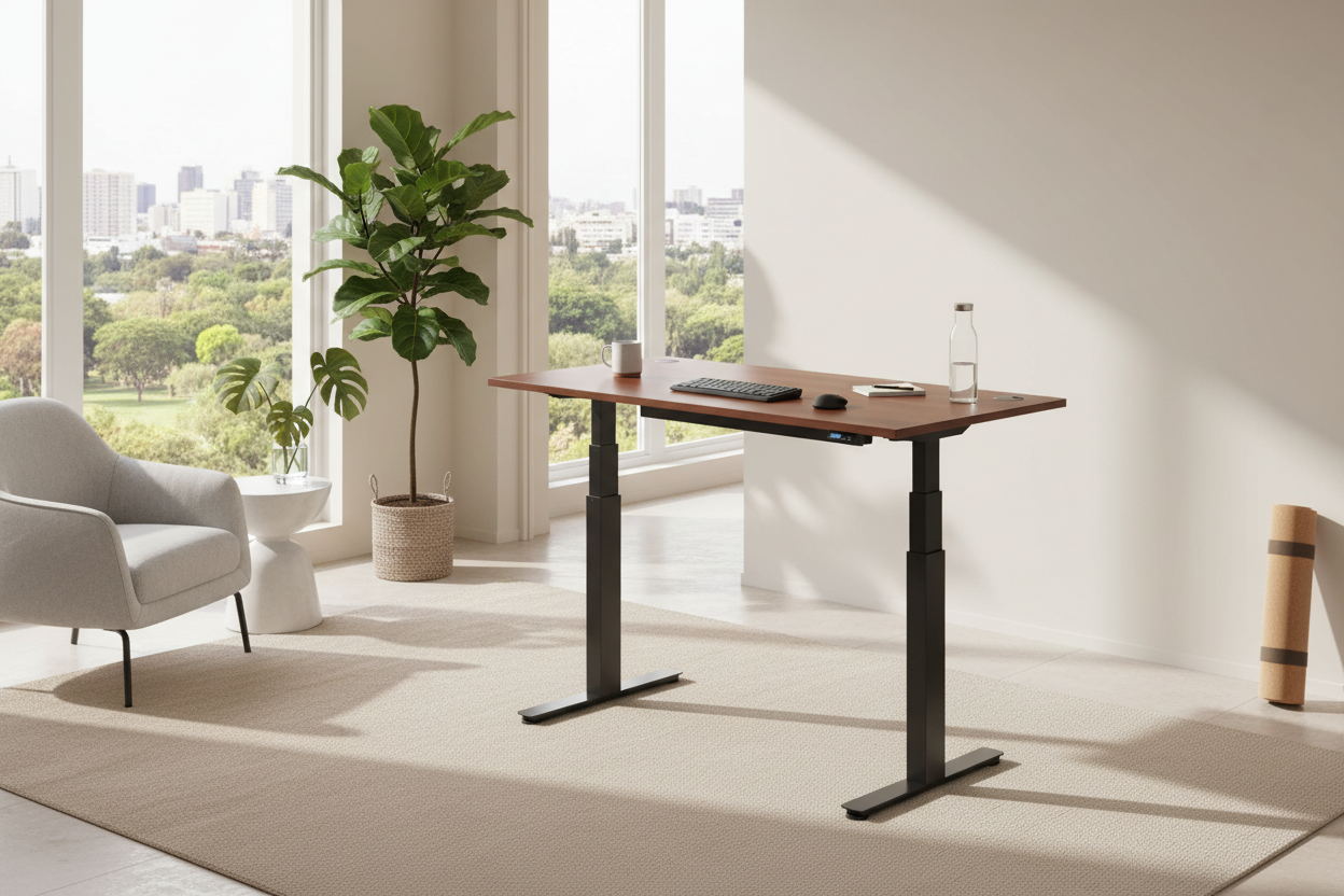 Flytta Desk in wellness office setting