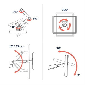 Ergotron LX Wall Mounted Monitor Arm
