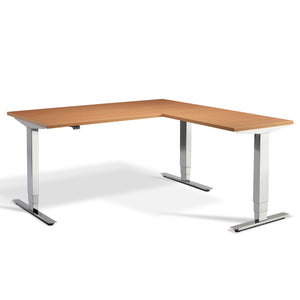 Lavoro Chrome Advance Corner Standing Desk