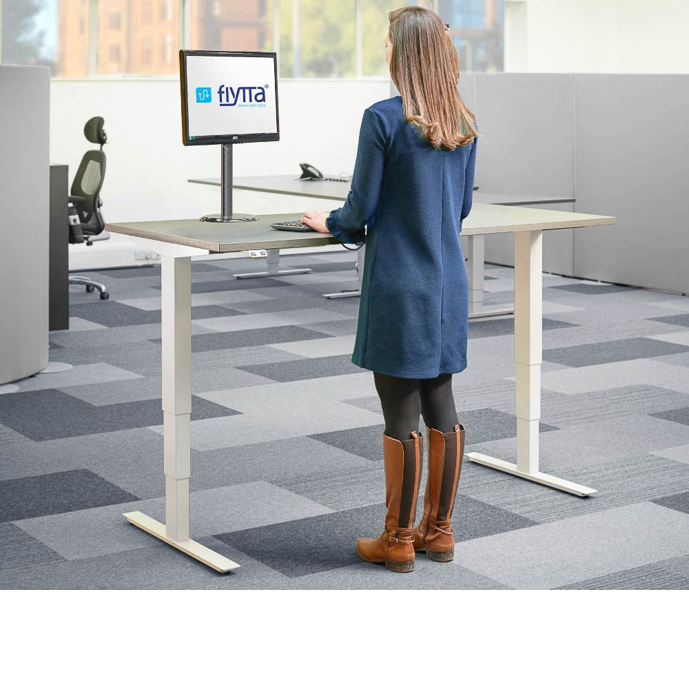 Flytta 2 Height Adjustable Desk - ERGO Furniture  - straight desk