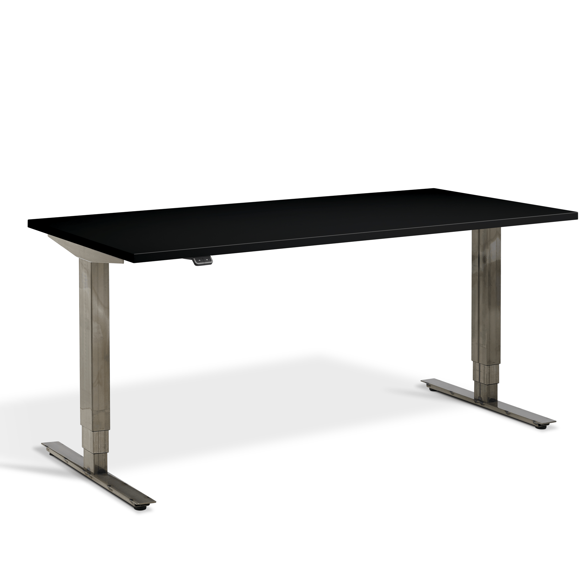 Lavoro Advance Electric Height Adjustable Desk (Raw Steel Finish) - ERGO Furniture  - straight desk