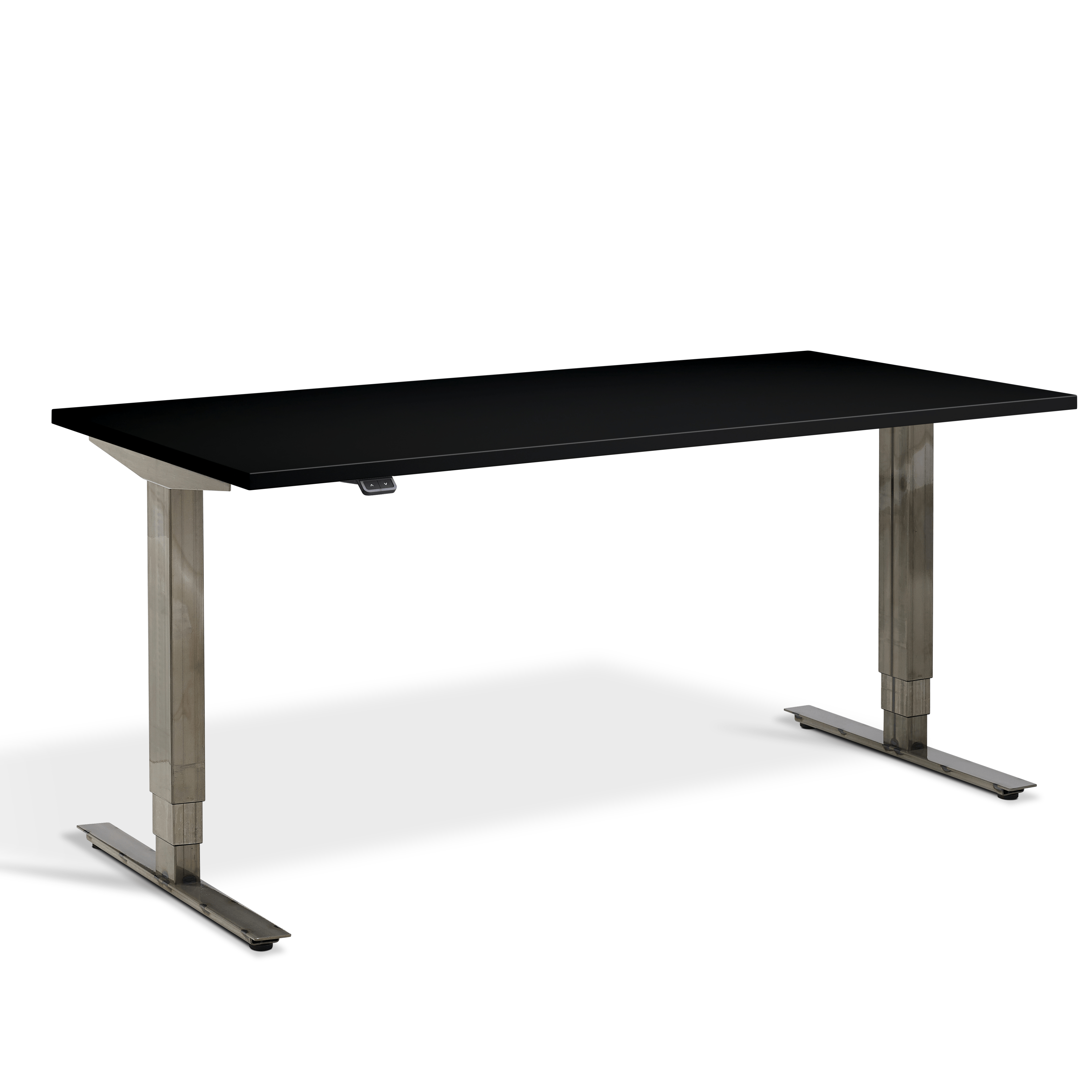Lavoro Advance Electric Height Adjustable Desk (Raw Steel Finish) - ERGO Furniture  - straight desk