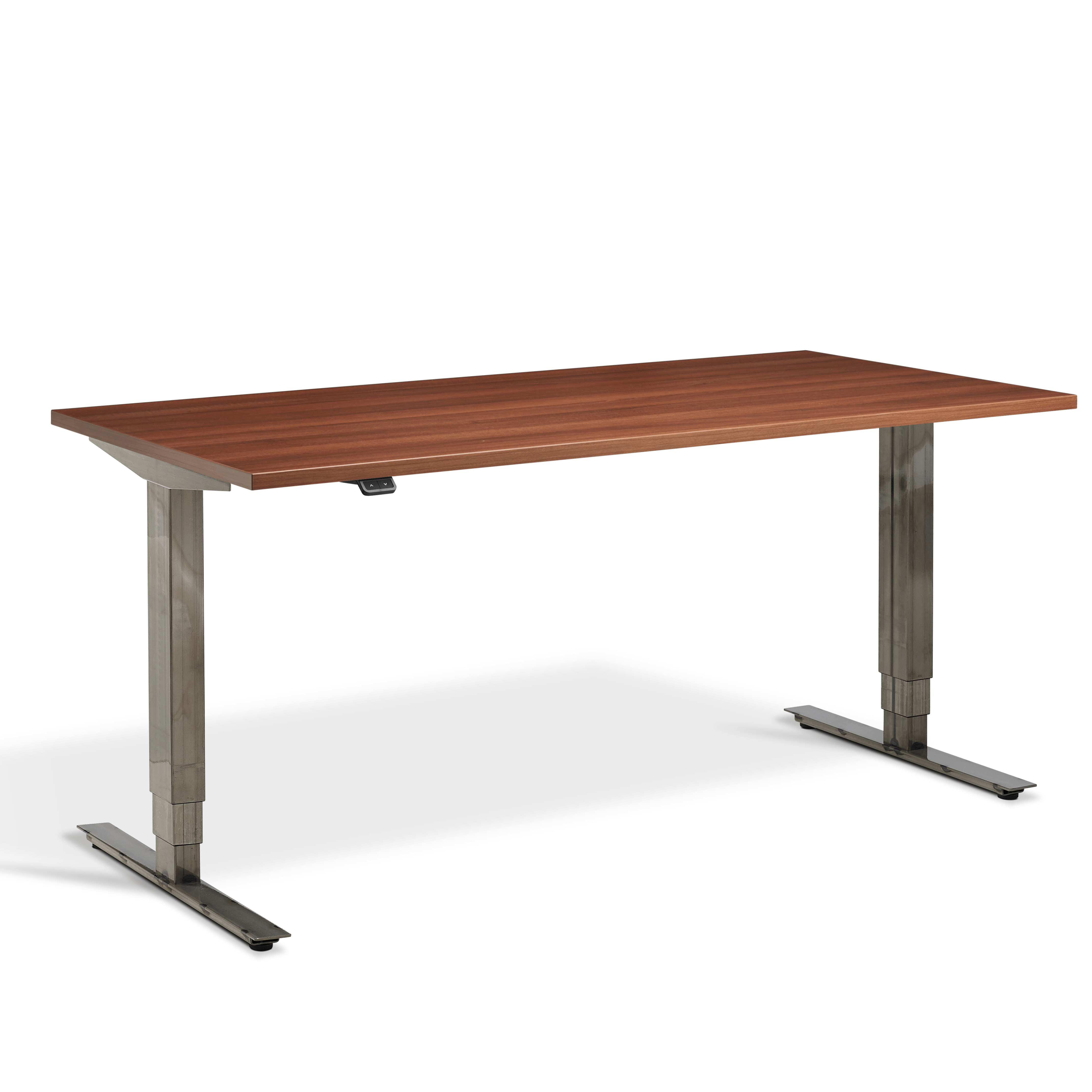 Lavoro Advance Electric Height Adjustable Desk (Raw Steel Finish) - ERGO Furniture  - straight desk