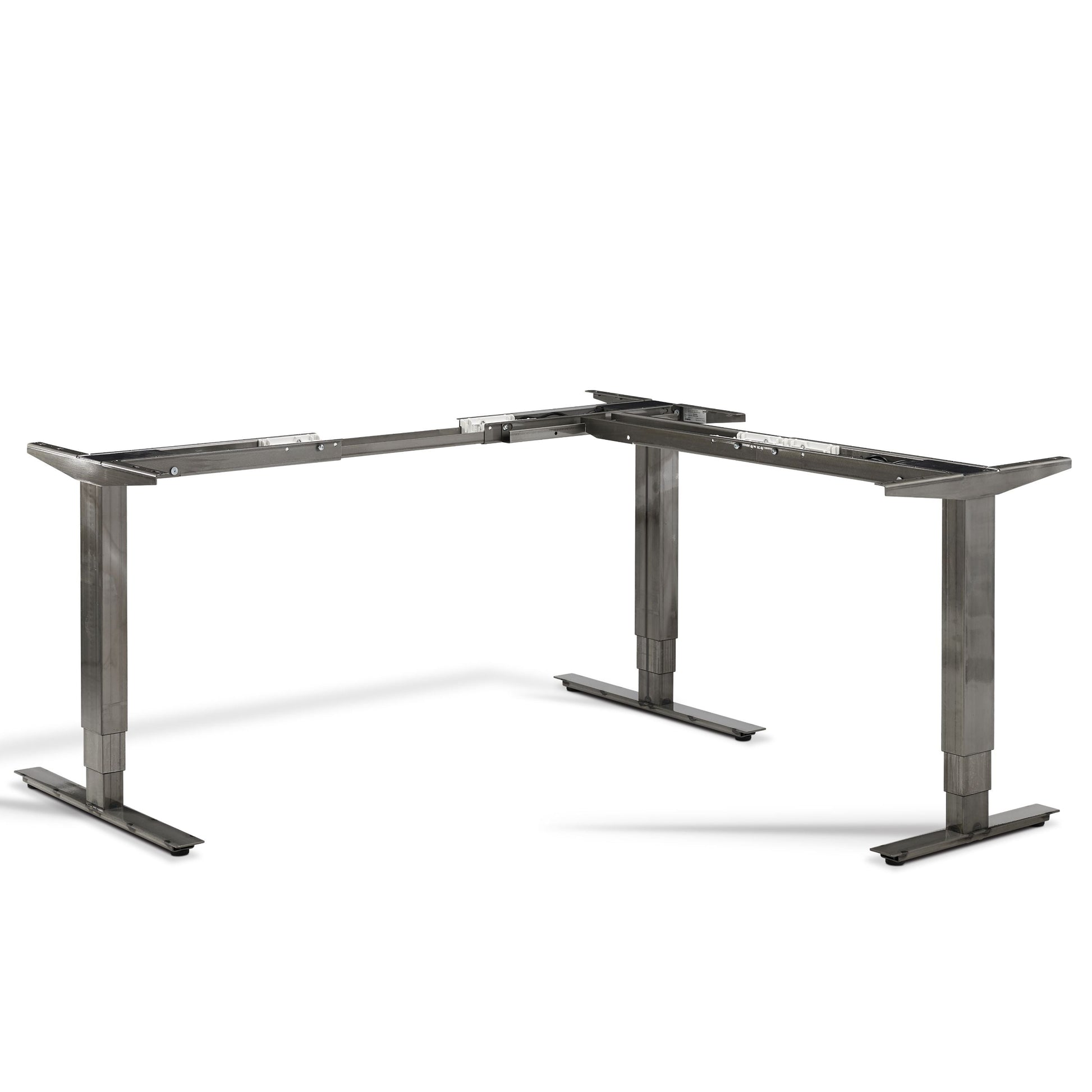 Lavoro Raw Steel Advance Corner Standing Desk Frame - ERGO Furniture  - desk frame