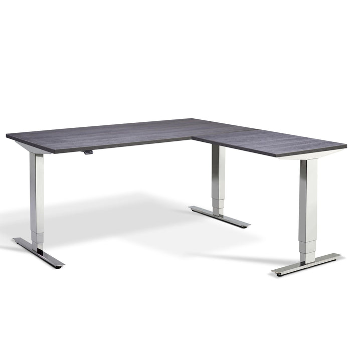 Lavoro Chrome Advance Corner Standing Desk