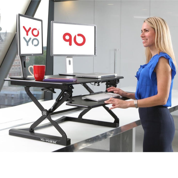 Yo-Yo Desk 90 Standing Desk Converter – Ergo Furniture