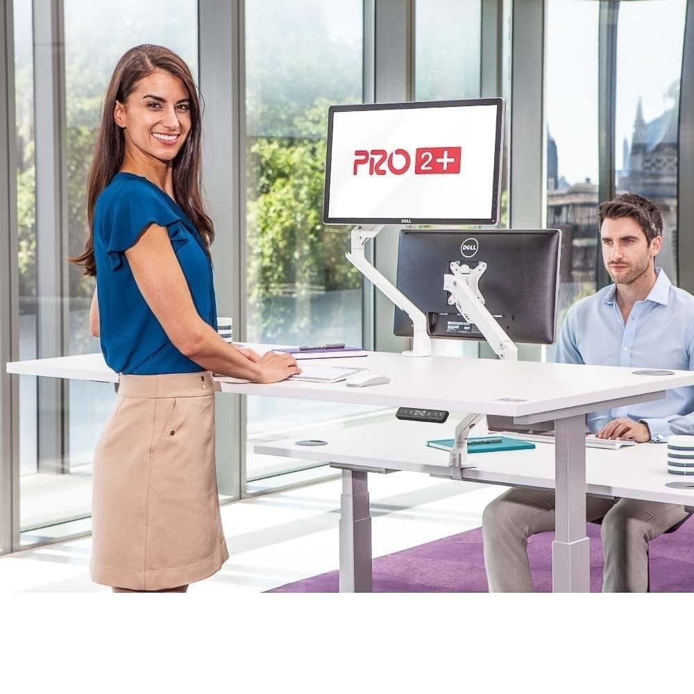 Yo-Yo Desk Pro 2+ Electric Height Adjustable Standing Desk - ERGO Furniture  - straight desk