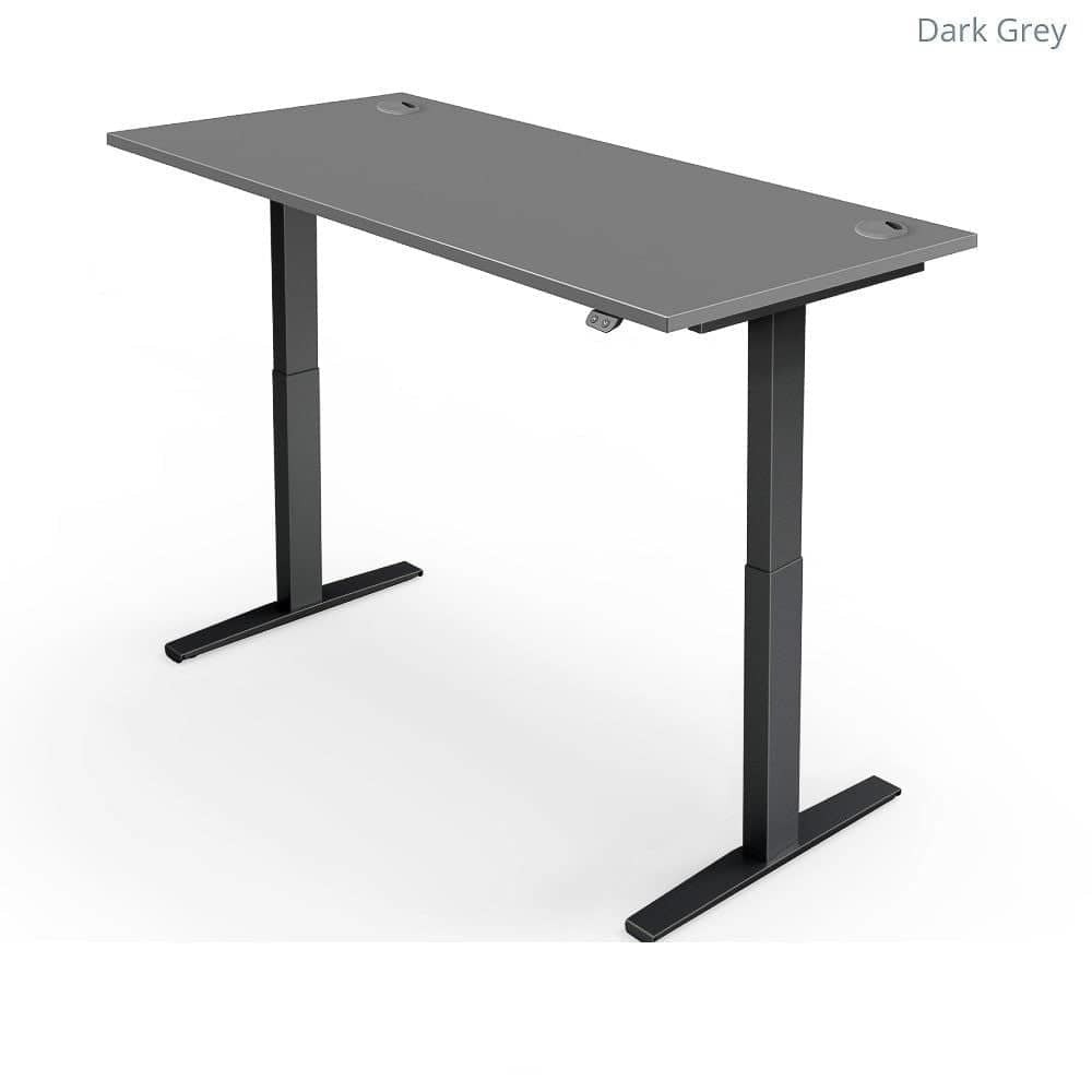 Yo-Yo Desk Pro 2 Height Adjustable Standing Desk - ERGO Furniture  - Black / SMALL (120x80cm) / Timber-Black / SMALL (120x80cm) / Oak-Black / SMALL (120x80cm) / White-Black / SMALL (120x80cm) / Light Grey-Black / SMALL (120x80cm) / Black