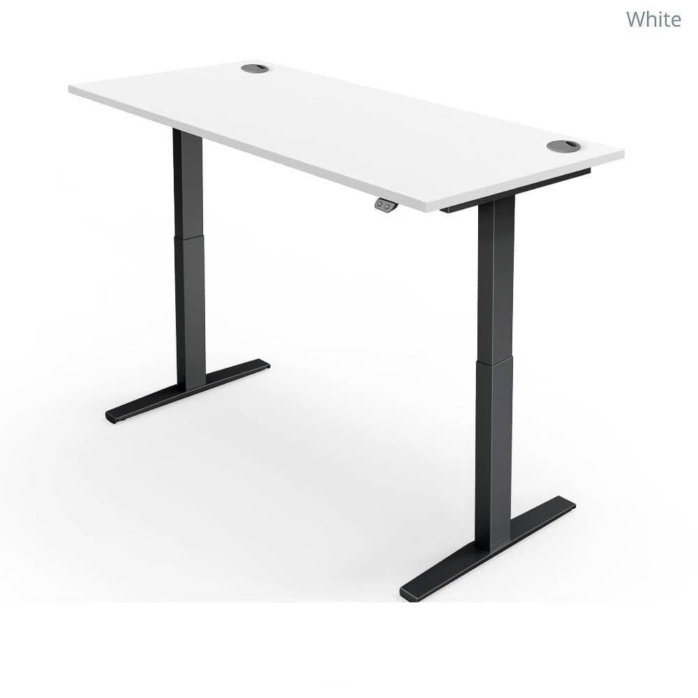 Yo-Yo Desk Pro 2 Height Adjustable Standing Desk - ERGO Furniture  - Black / SMALL (120x80cm) / Timber-Black / SMALL (120x80cm) / Oak-Black / SMALL (120x80cm) / White-Black / SMALL (120x80cm) / Light Grey-Black / SMALL (120x80cm) / Black