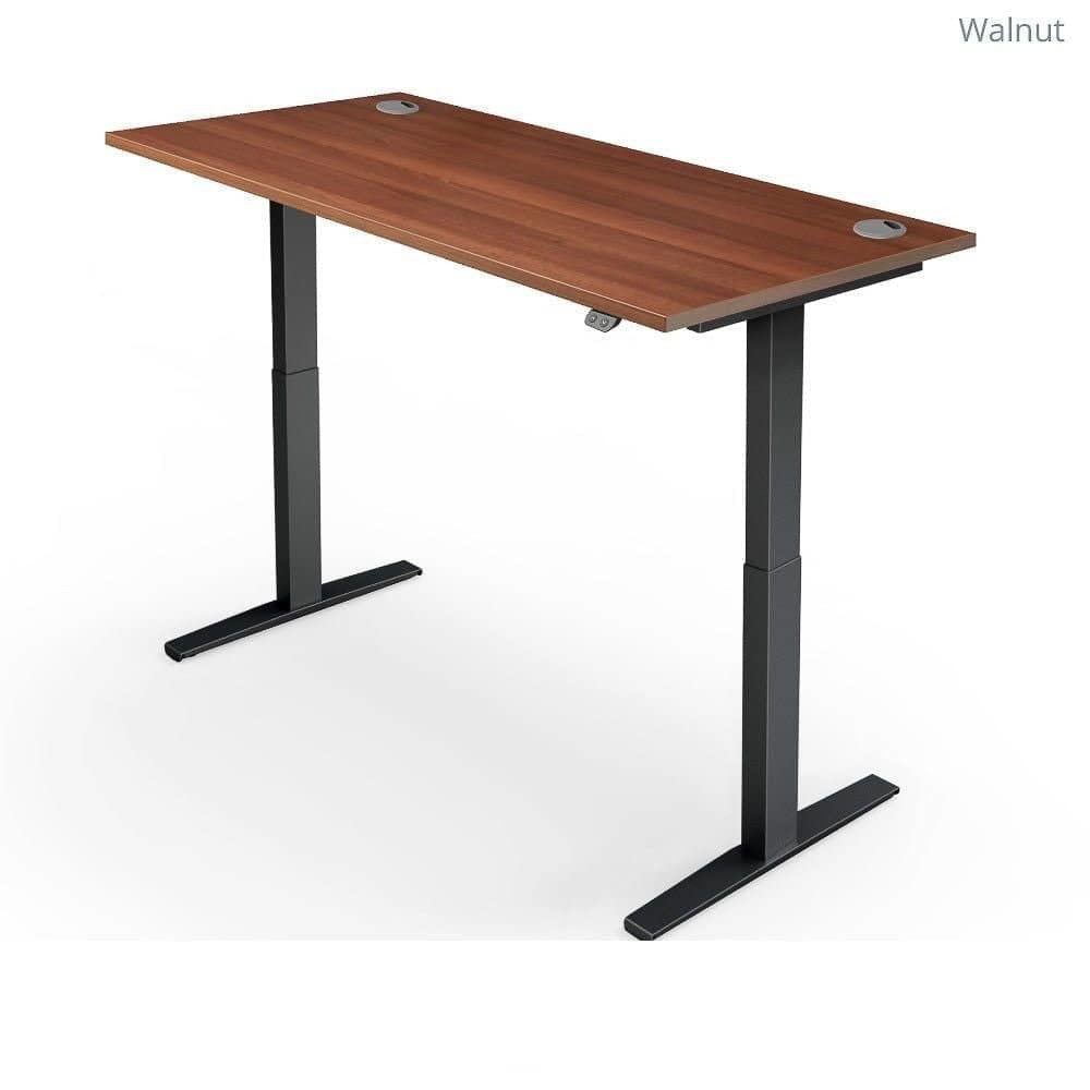 Yo-Yo Desk Pro 2 Height Adjustable Standing Desk - ERGO Furniture  - Black / SMALL (120x80cm) / Timber-Black / SMALL (120x80cm) / Oak-Black / SMALL (120x80cm) / White-Black / SMALL (120x80cm) / Light Grey-Black / SMALL (120x80cm) / Black