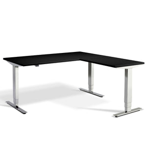 Lavoro Chrome Advance Corner Standing Desk