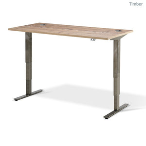 Flytta 2 (Raw Steel Finish) Height Adjustable Desk