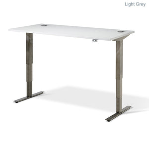 Flytta 2 (Raw Steel Finish) Height Adjustable Desk