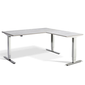 Lavoro Chrome Advance Corner Standing Desk