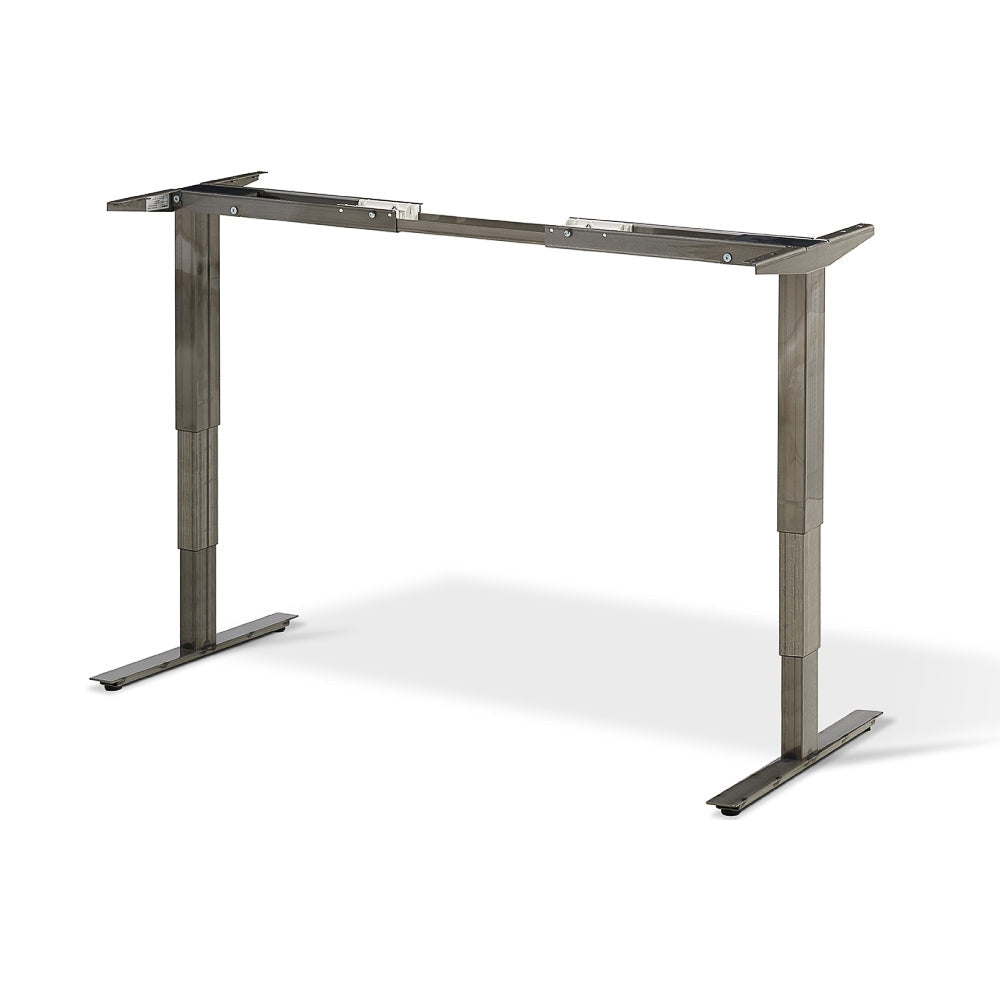 Flytta 2 (Raw Steel Finish) Height Adjustable Desk - Frame only
