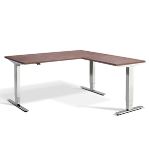 Lavoro Chrome Advance Corner Standing Desk