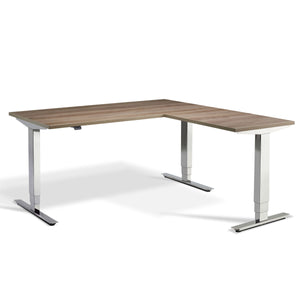 Lavoro Chrome Advance Corner Standing Desk