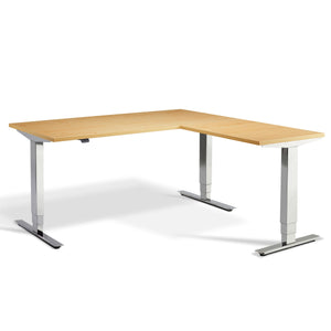 Lavoro Chrome Advance Corner Standing Desk