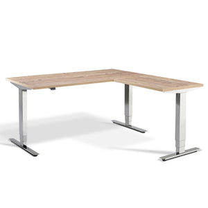 Lavoro Chrome Advance Corner Standing Desk